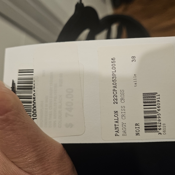 Courreges Criss Cross Wide Leg Pants - Picture 5 of 10